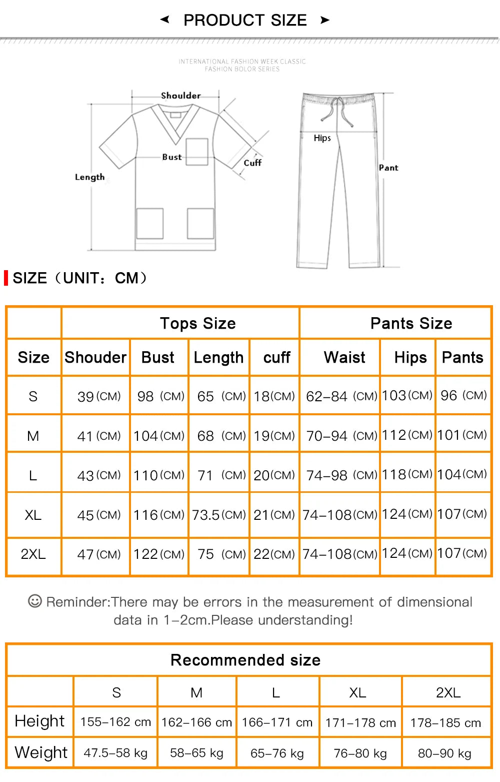 VIAOLI Unisex Medical Scrub Set – V-Neck Two-Piece Uniform (S–XXL) - MedEssentials Co.