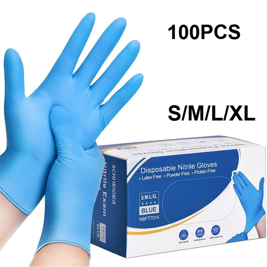 Blue Nitrile Disposable Gloves – Latex Free | S–XL