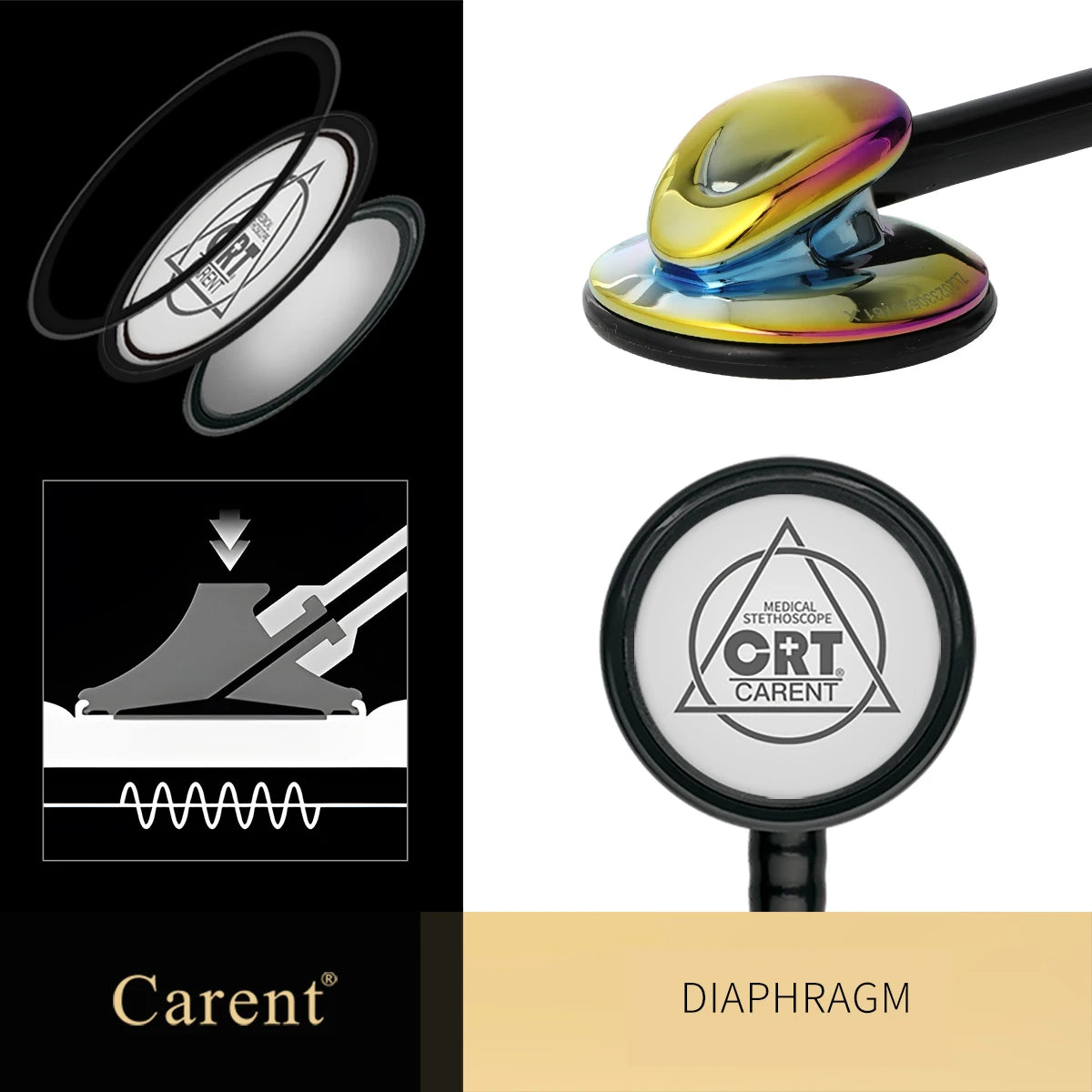 CARENT Single Head Cardiology Stethoscope