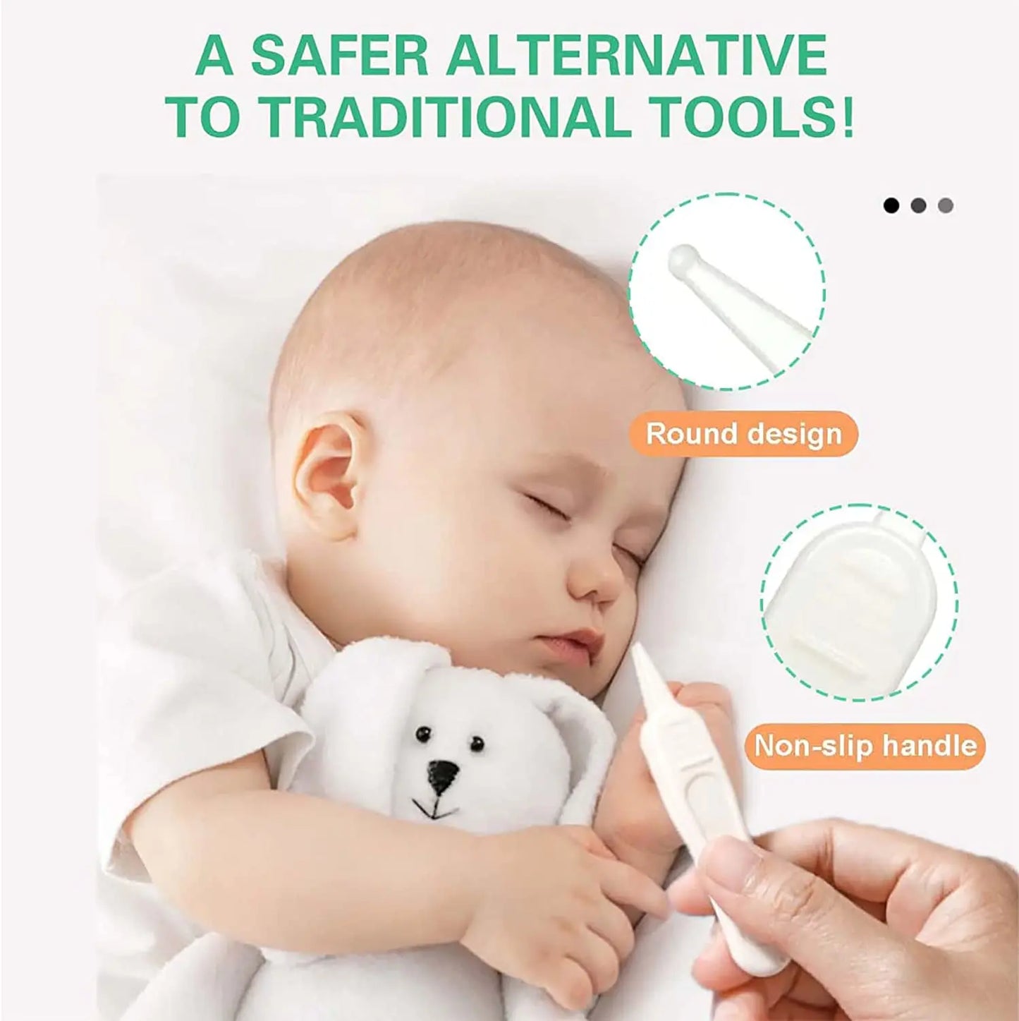 Soft Silicone Baby Nasal Aspirator