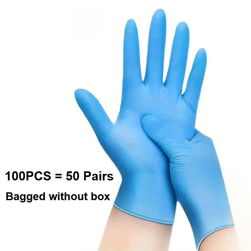 Blue Nitrile Disposable Gloves – Latex Free | S–XL