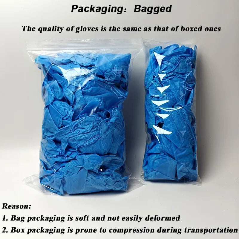 Blue Nitrile Disposable Gloves – Latex Free | S–XL