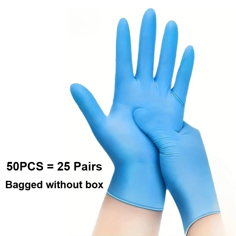 Blue Nitrile Disposable Gloves – Latex Free | S–XL