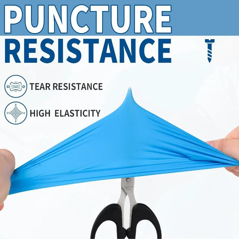 Blue Nitrile Disposable Gloves – Latex Free | S–XL