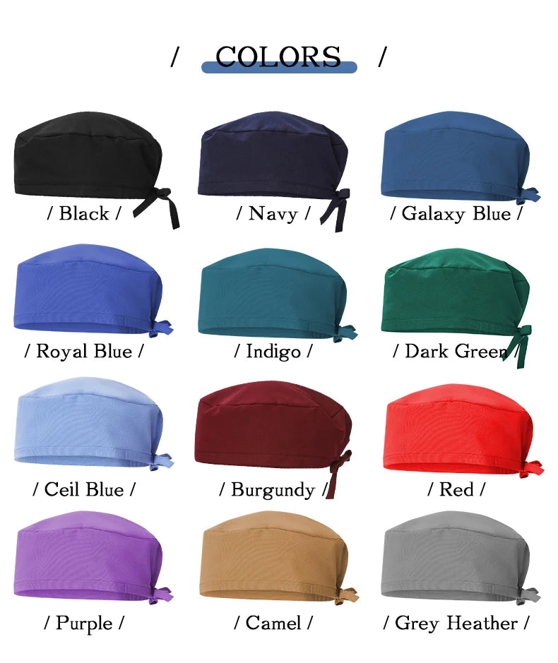 Unisex Medical scrub Cap