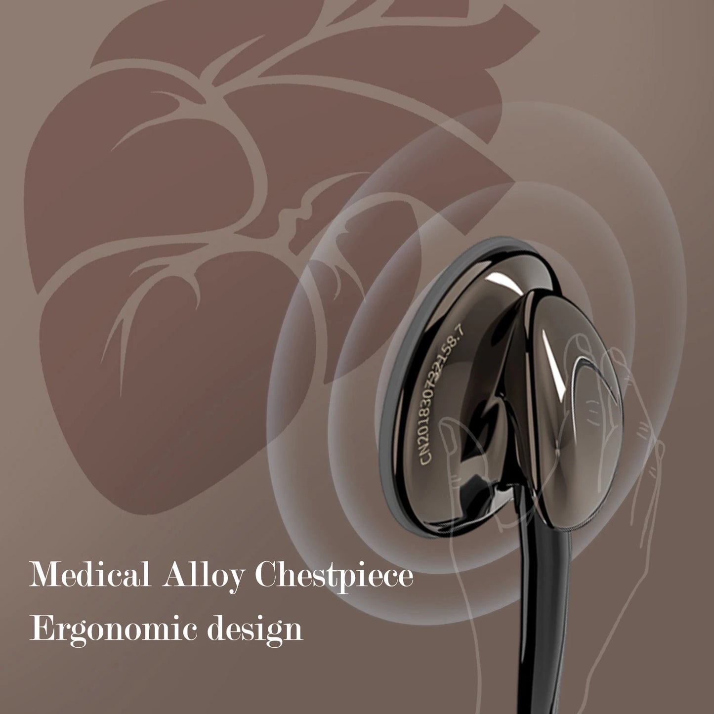 CARENT Single Head Cardiology Stethoscope
