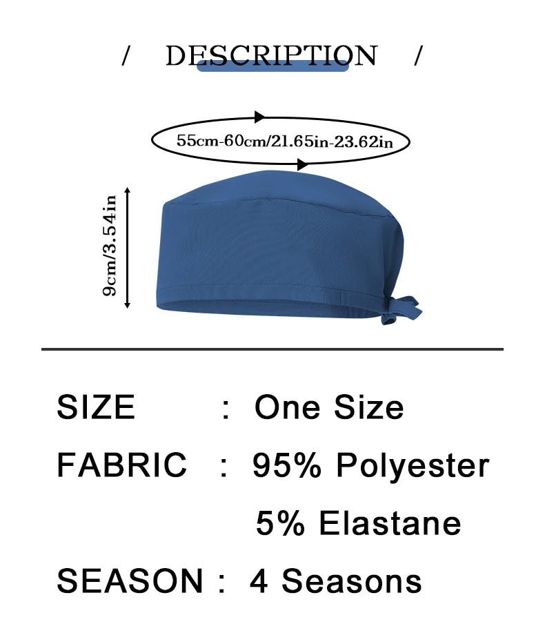Unisex Medical scrub Cap