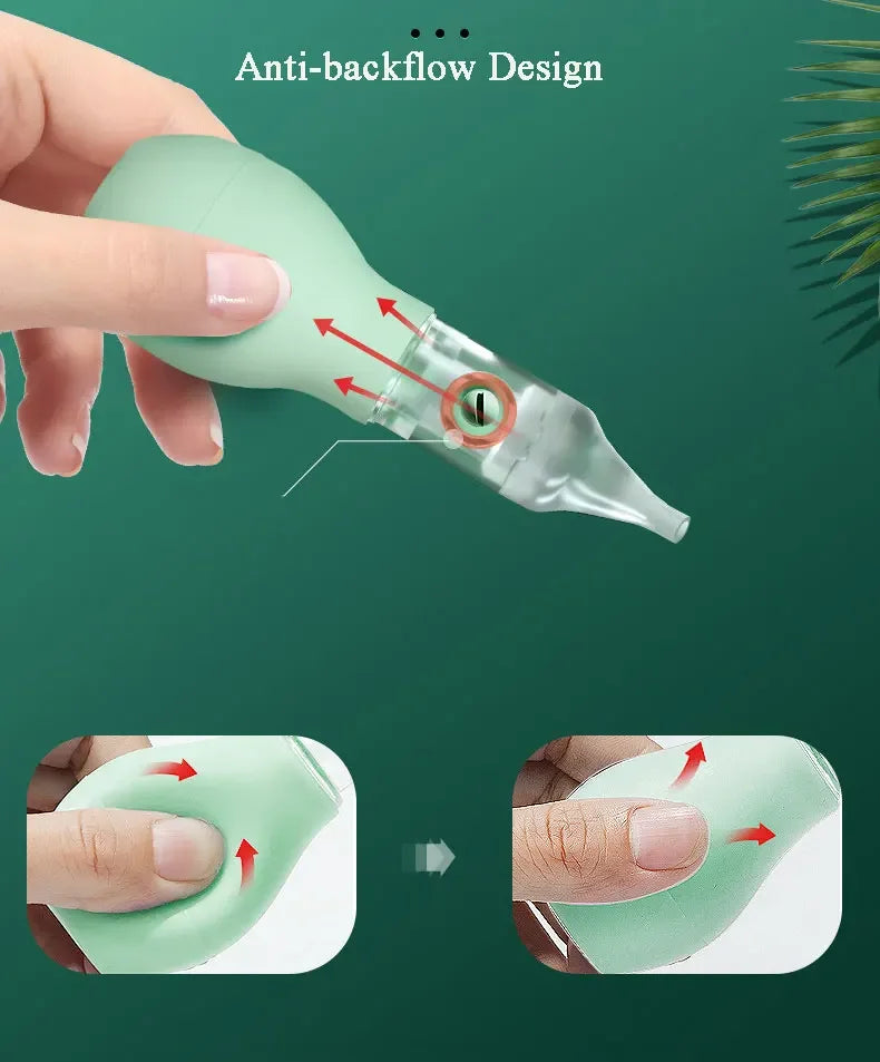 Soft Silicone Baby Nasal Aspirator