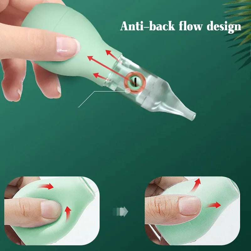 Soft Silicone Baby Nasal Aspirator